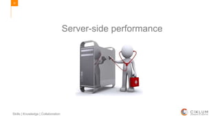 22
Skills | Knowledge | Collaboration
Server-side performance
 