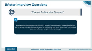 Top 50 Performance Testing Interview Questions | Edureka | PDF
