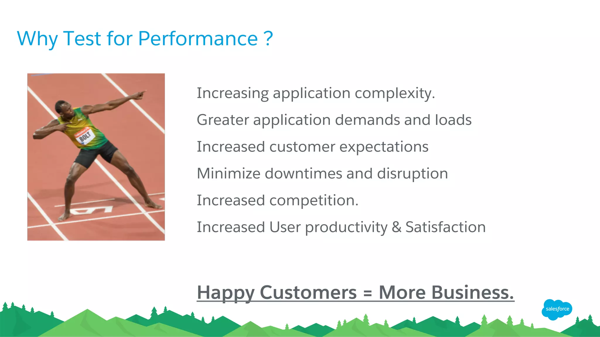 Test for realistic customer sizes
​  Large Data Loads
​  Large User Loads (Concurrent)
API
Platform Stress Testing
Platform Capacity Testing
Network Latency Testing
Testing 3rd Party Integrations
Server Availability/Failover Test
Web
IN SCOPE OUT OF SCOPE
What’s the scope?
7
 