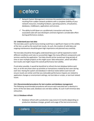 Performance testing methodologies | PDF