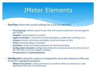 Performance testing using jmeter | PPTX