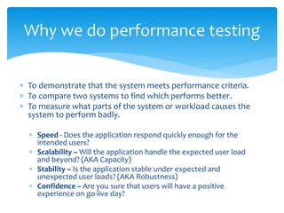 Performance testing using jmeter | PPTX