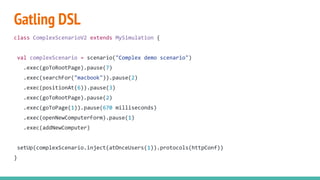 Performance tests with gatling | PPT