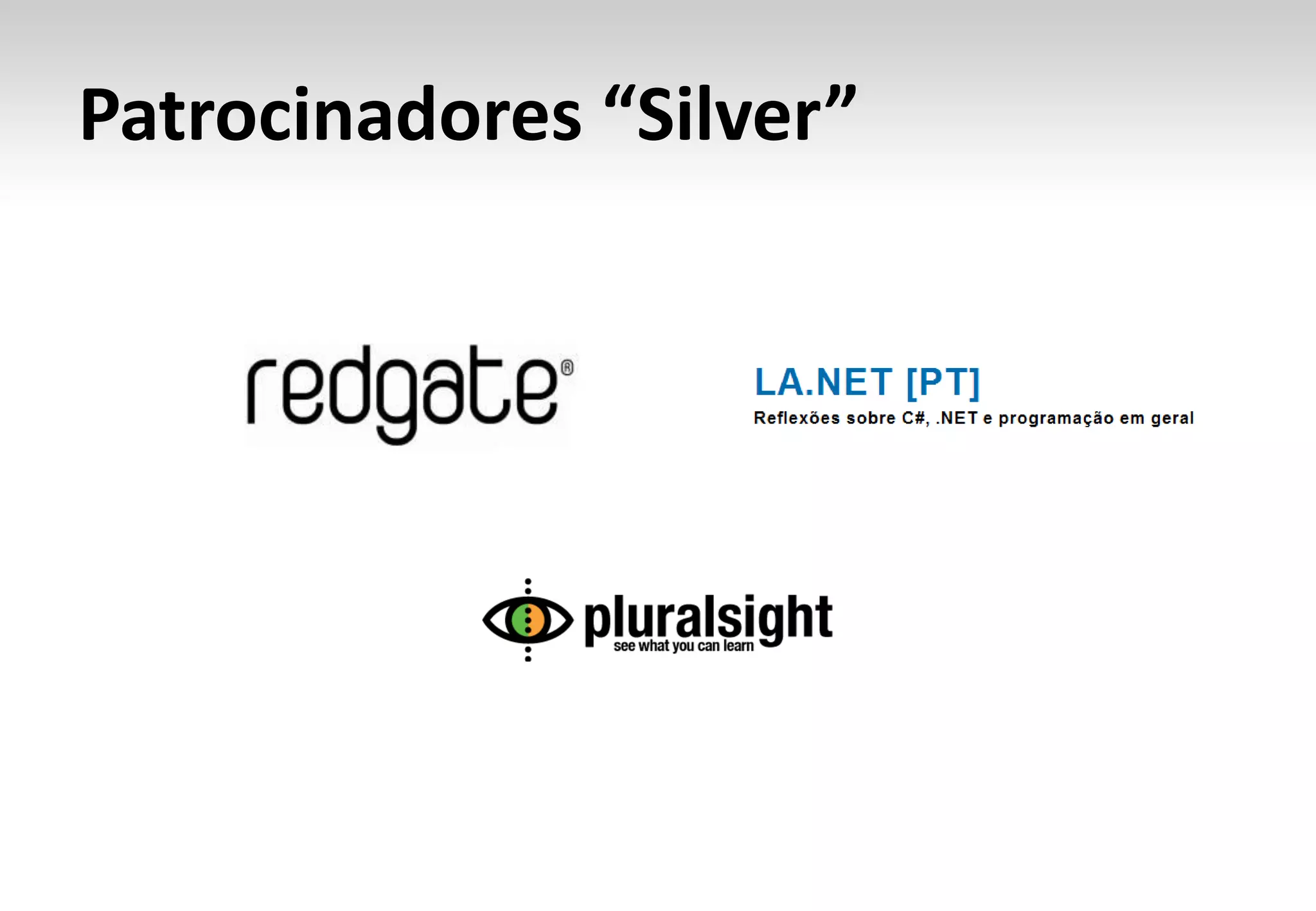 Patrocinadores “Silver”
 