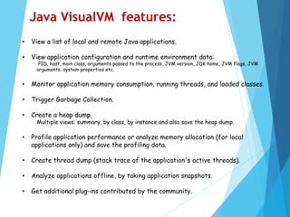 Performance Tuning - Memory leaks, Thread deadlocks, JDK tools | PDF