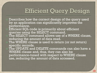 Performance tuning and optimization (ppt) | PDF