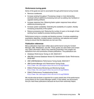Performance tuning for content manager sg246949 | PDF