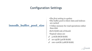 MariaDB Server Performance Tuning & Optimization | PDF