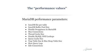 MariaDB Server Performance Tuning & Optimization | PDF
