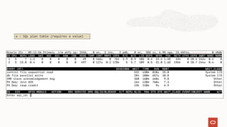 x : SQL plan table (requires a value)
 