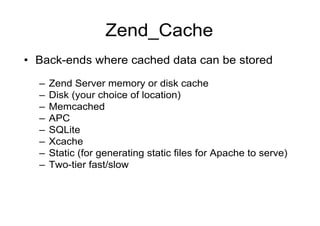 Performance tuning with zend framework | PDF