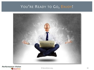 Y OU ’ RE R EADY

TO

© SecurActive 2013

G O , E NJOY !

68

 