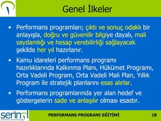 Performans programı eğitimi