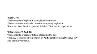 Performing arithmetic or logical operation,Instruction execution | PPTX