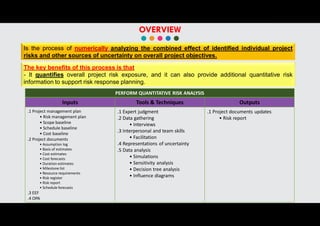 Perform quantitative risk analysis | PDF