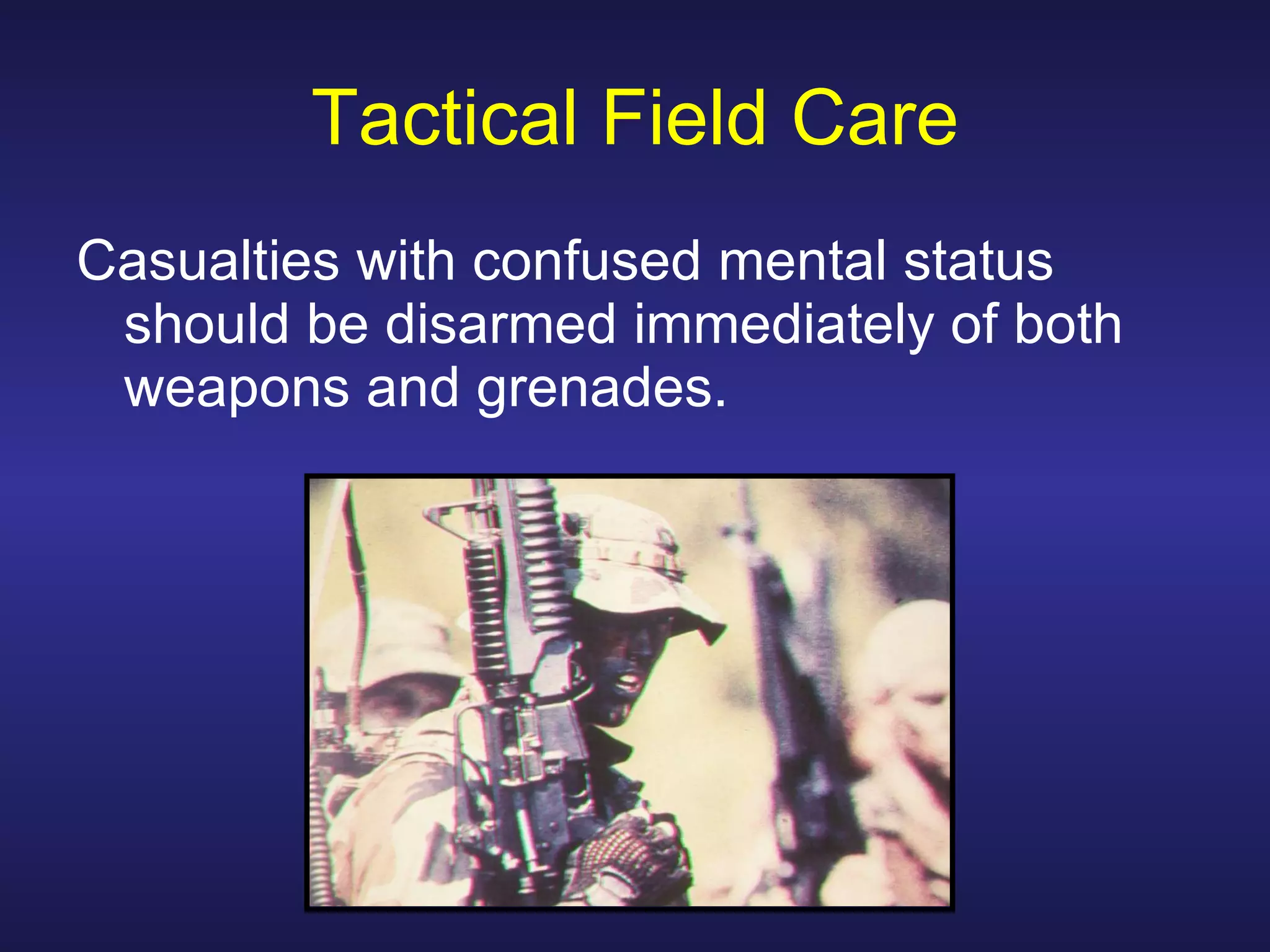 Perform tactical combat casualty care | PPT