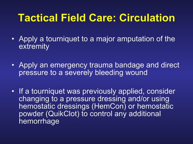 Perform tactical combat casualty care | PPT | First Aid | Injuries