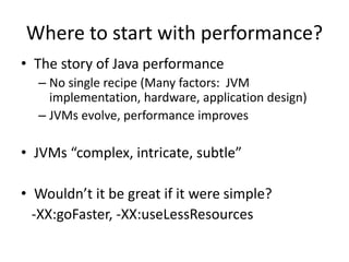 Java Performance Testing for Everyone - Shelley Lambert | PPT