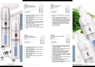 16,70 EUR 
16,70 EUR 
18,30 EUR 
19,30 EUR 
ß-GLUCAN ACTIVE COLLECTION 63 Os produtos FM GROUP 
são produtos o 62 riginais da FM GOPRU WORLD 
FM kr2 
CREME REGENERANTE & 
NUTRITIVO PARA AS MÃOS 
50 ml 
Regenerating & nourishing hand cream 
334,00 EUR/1 l 
„„ feito para pele seca e danificada das mãos e unhas, exposta a 
fatores externos prejudiciais 
„„ nutre intensamente e suaviza a pele, deixando-a com um 
aspecto saudável e estético 
„„ melhora a condição das unhas, deixando-as cada dia mais 
duras e mais resistentes 
„„ contém beta-glucan de aveia e alantoína que regeneram a 
epiderme de forma ativa, protegem contra a secura, com um 
efeito suavizante e calmante 
„„ o óleo de arroz atrasa o processo de envelhecimento da pele 
„„ o óleo de rícino fortalece e lubrifica as unhas 
„„ melhora o tom de pele, elimina a rugosidade e sensação de 
secura 
FM kr3 
CREME HIDRATANTE & 
SUAVIZANTE PARA AS MÃOS 
50 ml 
Moisturising & smoothing hand cream 
334,00 EUR/1 l 
„„ hidrata profundamente e alisa a pele das mãos, deixando-a 
suave e aveludada ao toque 
„„ usado com frequência, melhora o tom da pele e fortalece as 
unhas opacas e quebradiças 
„„ enriquecido com lanolina e glicerina que ativamente 
reafirmam e suavizam a pele 
„„ graças ao conteúdo do beta-glucano de aveia, regenera a 
epiderme ressequida 
„„ o óleo de rícino fortalece e lubrifica as unhas protegendo 
contra a secura 
„„ fórmula suave 
Escolha o cosmético adequado usando nossas amostras 
FM bn1 
BÁLSAMO HIDRATANTE 
PARA O CORPO 
300 ml 
Moisturising body balm 
61,00 EUR/1 l 
„„ hidrata e nutre a pele, deixando-a firme, suave e aveludada 
ao tato 
„„ graças a uma fórmula rica, baseada em beta-gluteno de aveia, 
suaviza as irritações e regenera a pele com eficácia 
„„ o óleo de amêndoas doces penetra na epiderme, cuidando e 
alisando-a; a vitamina E atrasa o processo de envelhecimento 
e protege contra a atuação prejudicial de fatores externos 
„„ os triglicéridos dos ácidos caprílico e cáprico fortalecem a 
barreira lipídica da epiderme, lubrificam-na suavemente e 
evitam a perda de água 
„„ para todos os tipos de pele 
FM cel1 
BÁLSAMO ANTICELULITE PARA 
O CORPO 
300 ml 
Anticellulite body balm 
64,33 EUR/1 l 
„„ utilizado com frequência, elimina gradualmente o efeito de 
casca de laranja de maneira visível, emagrece os músculos, 
ancas, glúteos e o abdómen 
„„ criado à base de um complexo único Anti-Cellulite Forte, que 
molda a silhueta e fortalece os tecidos 
„„ extrato de erva Centella asiática, que estimula a produção 
de colagénio e elastina, devolvendo à pele densidade e 
elasticidade e prevenindo o aparecimento de estrias 
„„ a cavalinha fortalece e regenera os tecidos fracos, a cafeína da 
semente de guaraná estimula a microcirculação, acelerando a 
queima de tecidos adiposos 
„„ a l-carnitina fortalece e molda o corpo reduzindo as alterações 
da pele causadas pela celulite 
„„ graças ao beta-glucano e à alantoína, a pele fica bem 
hidratada e tem um aspecto saudável 
„„ para uso regular, manhã e noite; para mais efeitos combinar 
com uma dieta saudável e atividade física 
 