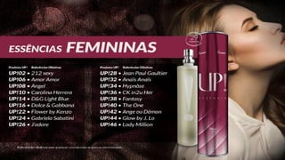 Perfumes femininos up! essência - Distribuidor ID: 958312
