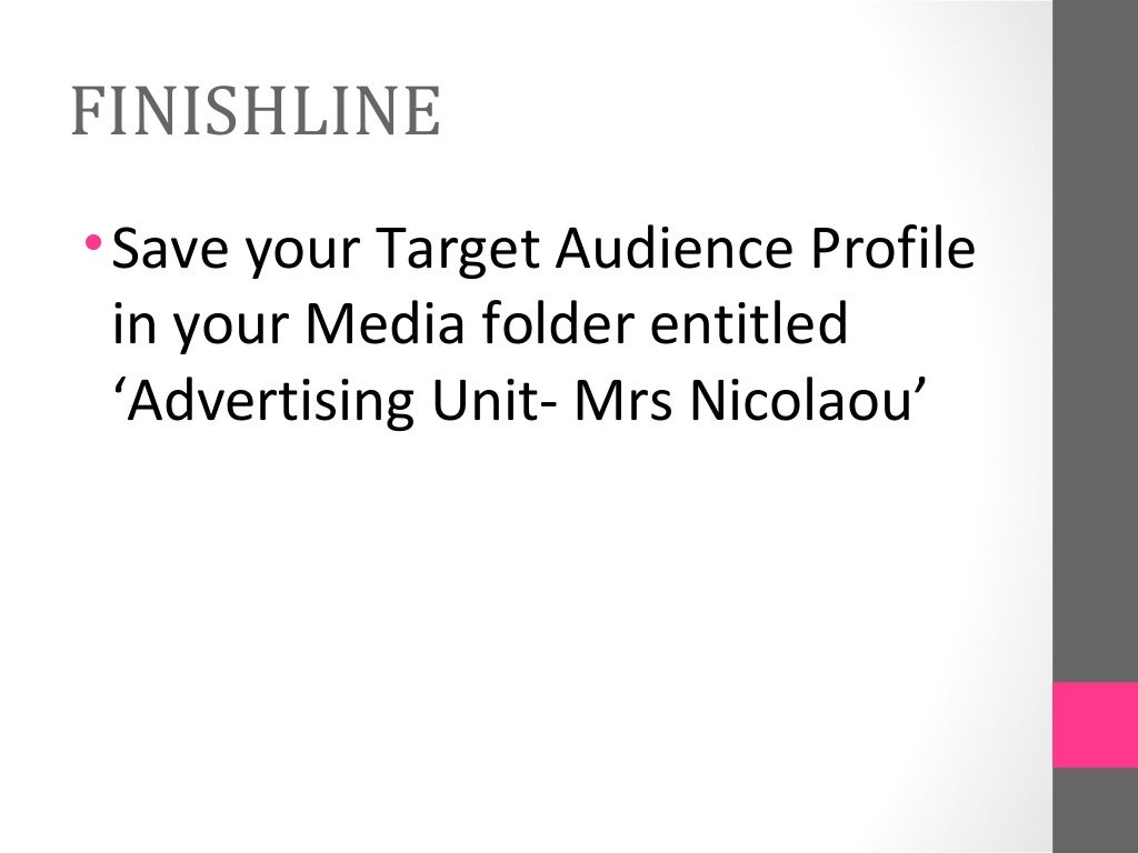 Perfume target audience