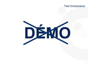 737 
3 
DÉMO 
73 
Test d’endurance 
 