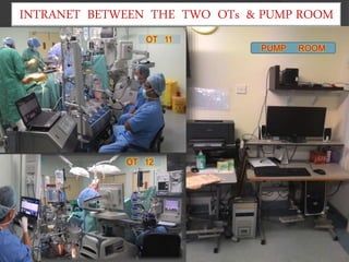 PUMP ROOM
INTRANET BETWEEN THE TWO OTs & PUMP ROOM
 