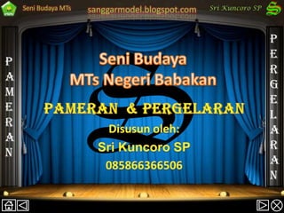 Seni Budaya MTs   sanggarmodel.blogspot.com   Sri Kuncoro SP




                                                                   P
                                                                   E
P
                                                                   R
A
                                                                   G
M
                                                                   E
E
                                                                   L
R
                                                                   A
A
                                                                   R
N
                                                                   A
                                                                   N
 