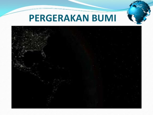 Pergerakan bumi sains tahun 4