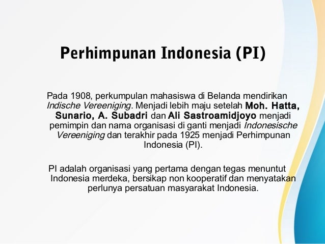 Pergerakan Dan Perlawanan Nasional