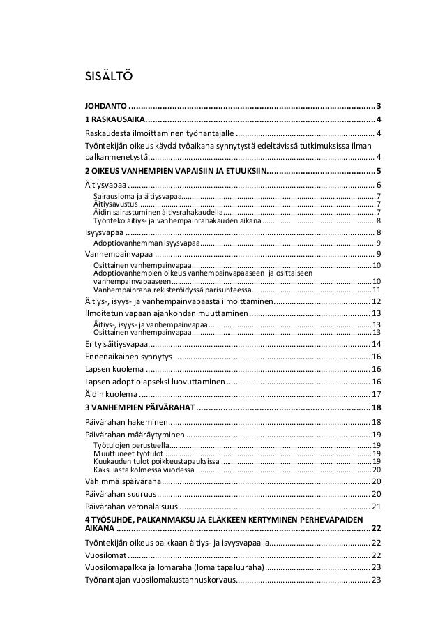 Isyysvapaa ilmoittaminen työnantajalle Isyysvapaa ilmoittaminen työnantajalle