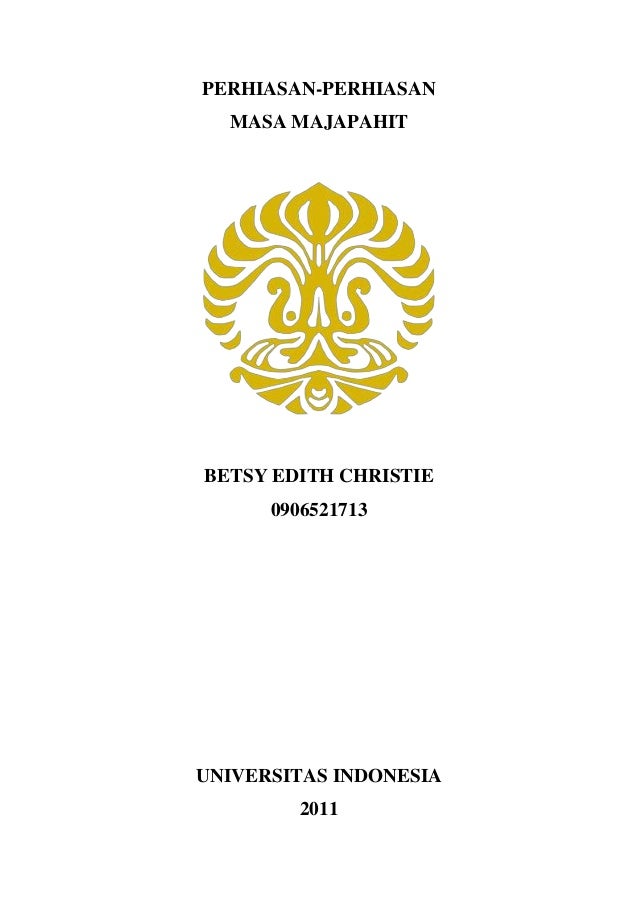 Perhiasan Perhiasan Masa Majapahit