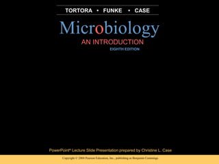 Copyright © 2004 Pearson Education, Inc., publishing as Benjamin Cummings
PowerPoint®
Lecture Slide Presentation prepared by Christine L. Case
Microbiology
B.E Pruitt & Jane J. Stein
AN INTRODUCTION
EIGHTH EDITION
TORTORA • FUNKE • CASE
Perhitungan Jumlah Mikrobia
 