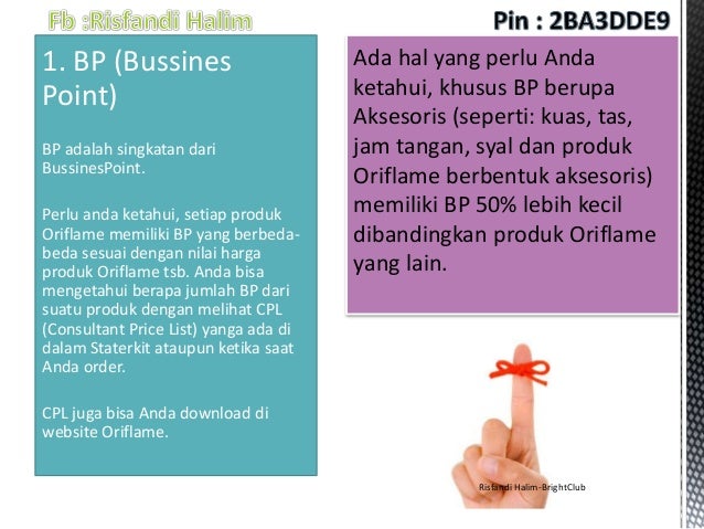 Perhitungan bonus oriflame Perhitungan bonus oriflame