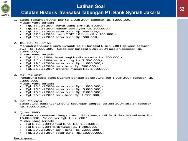 Perhitungan Distribusi Bagi Hasil Bank Syariah Lihat Akuntansi Distr