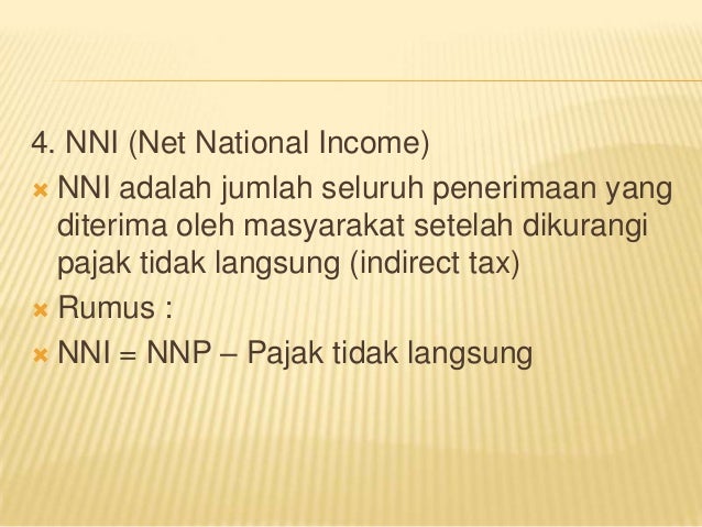Perhitungan Pendapatan Nasional