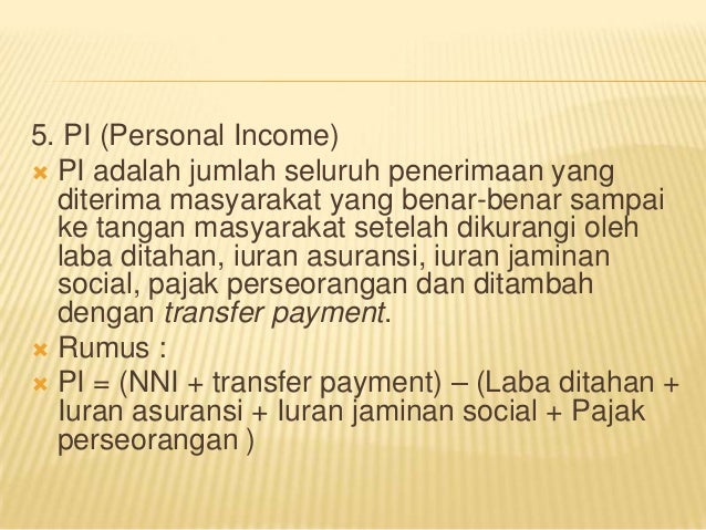 Perhitungan Pendapatan Nasional