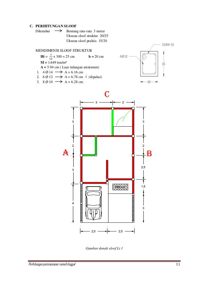 Tulangan Balok Bentang 6 Meter