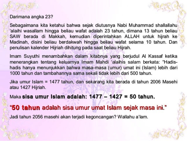 Hadits Tentang Umur Umat Islam 1500 H Sumber Ilmu Hadits Tentang Umur Umat Islam 1500 H Sumber Ilmu