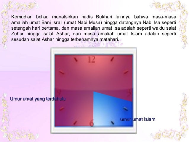 Perhitungan Umur Umat Islam