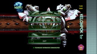 KELOMPOK1ST
TASK
FIRSTMENU
TECHNOLOGY INFORMATION COMMUNICATION
 