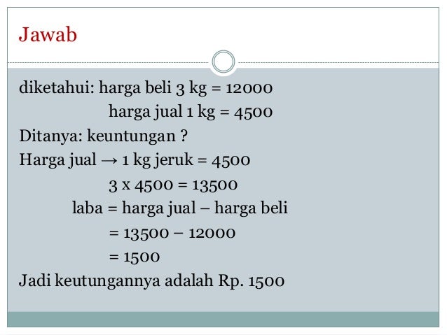 perhitungan untung rugi forex