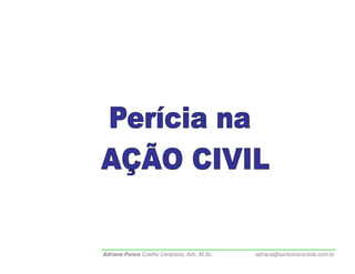 Adriana Ponce Coelho Cerântola, Adv. M.Sc.   adriana@santoscerantola.com.br
 