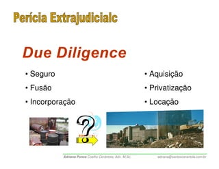 • Seguro                                                • Aquisição
• Fusão                                                 • Privatização
• Incorporação                                          • Locação




           Adriana Ponce Coelho Cerântola, Adv. M.Sc.      adriana@santoscerantola.com.br
 