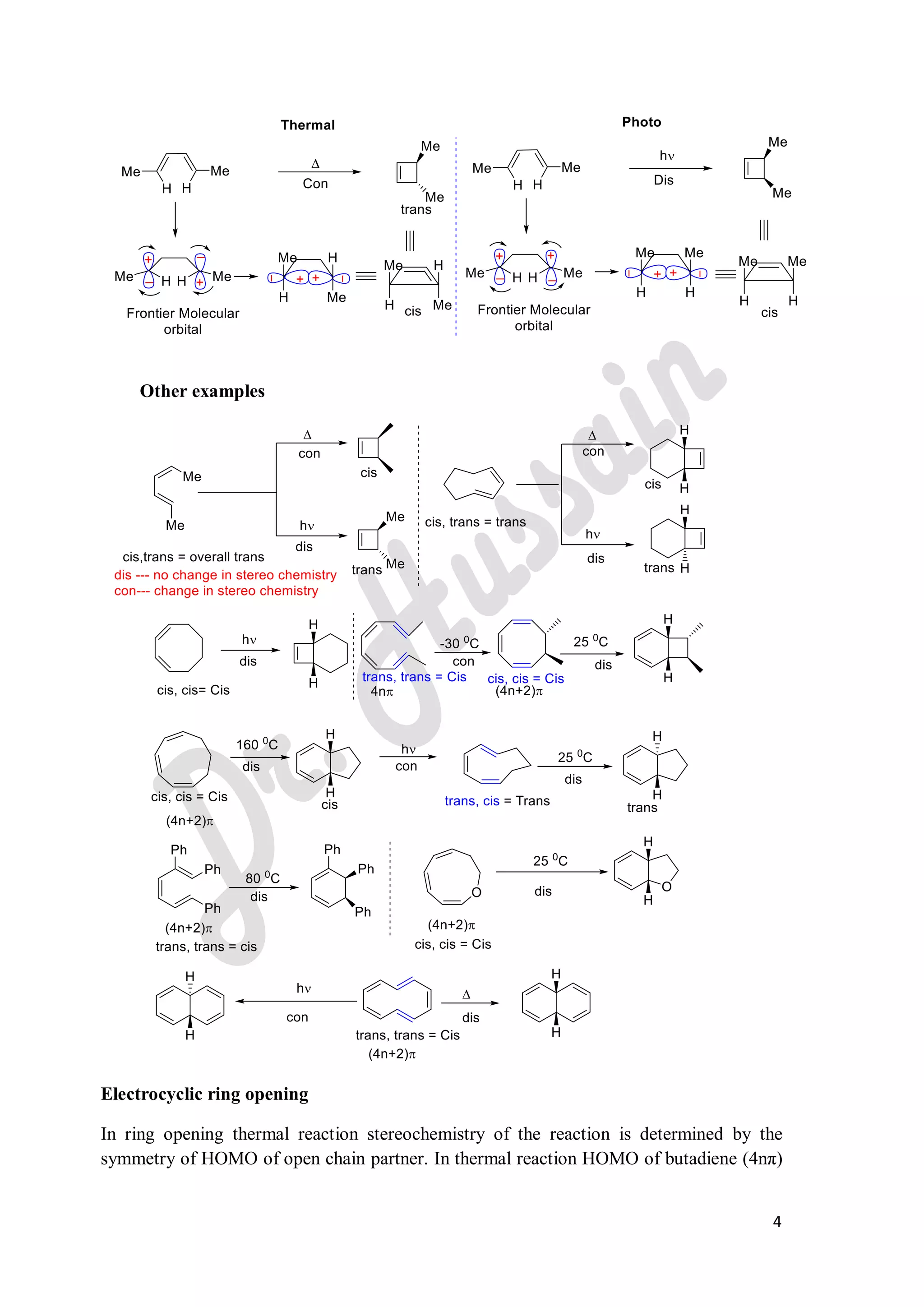 Pericyclic reaction lecture 1 | PDF