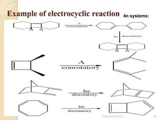 Example of electrocyclic reaction 4n systems:
38S.Ravikumar M.Sc
 