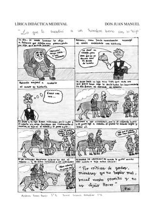 LÍRICA DIDÁCTICA MEDIEVAL

DON JUAN MANUEL

 