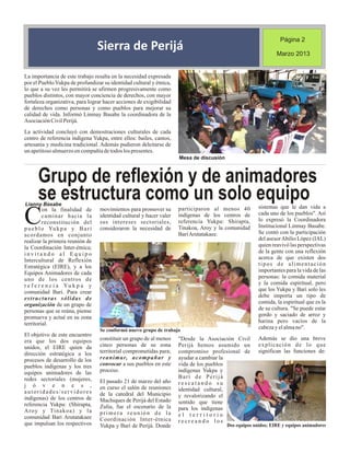 Periódico institucional primer trimeste 2013