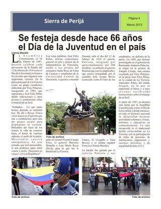 Periódico institucional primer trimeste 2013