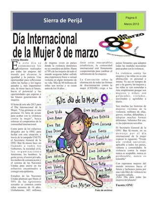 Periódico institucional primer trimeste 2013